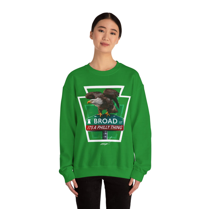 ITS A PHILLY THING | EAGLES ON BROAD | Unisex Heavy Blend™ Crewneck Sweatshirt