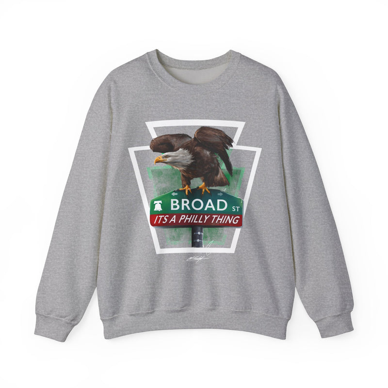 ITS A PHILLY THING | EAGLES ON BROAD | Unisex Heavy Blend™ Crewneck Sweatshirt