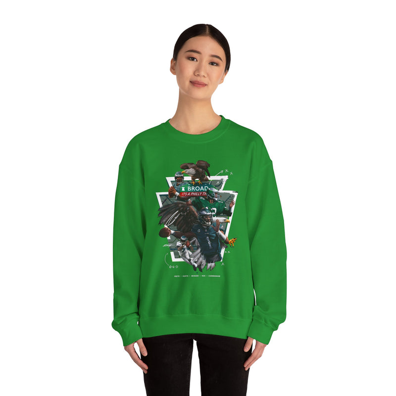 Philly Eagles QBs| Unisex Heavy Blend™ Crewneck Sweatshirt