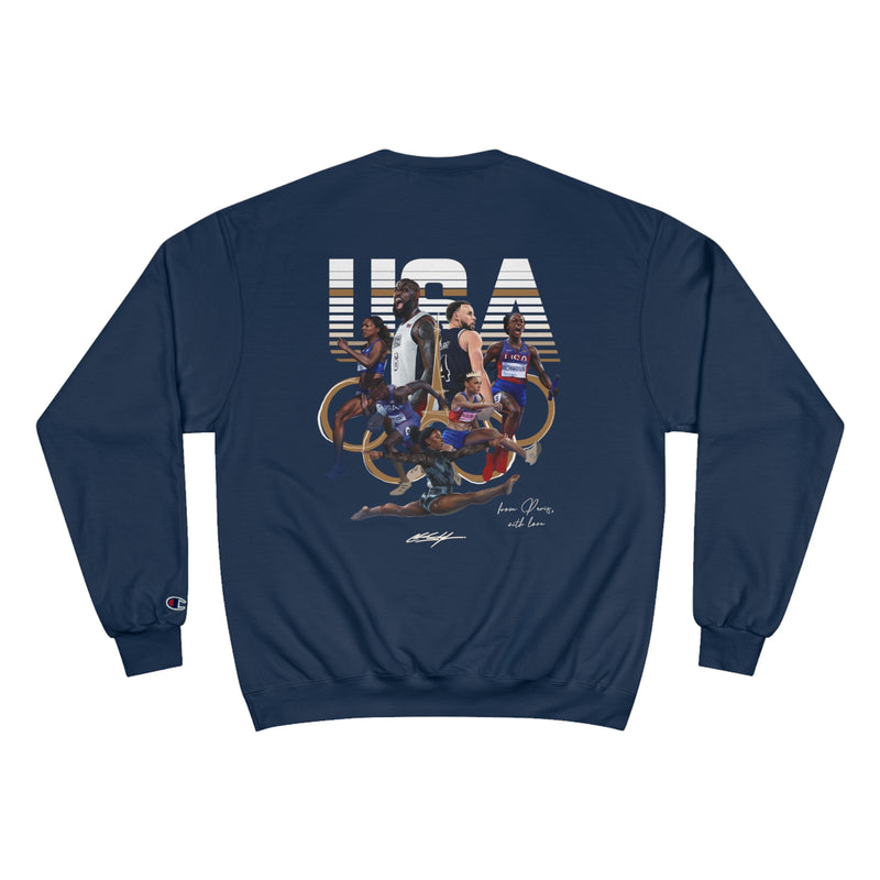 US vs THE WORLD: From Paris with Love Olympian Sweatshirt