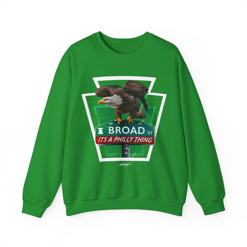 ITS A PHILLY THING | EAGLES ON BROAD | Unisex Heavy Blend™ Crewneck Sweatshirt