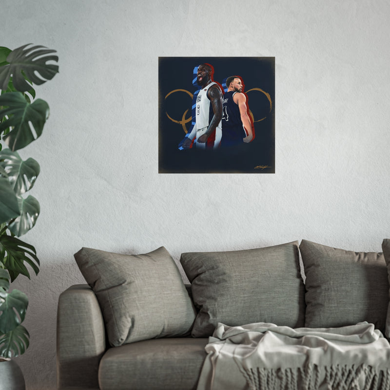 Bron and Chef Olympic Fine Art Poster