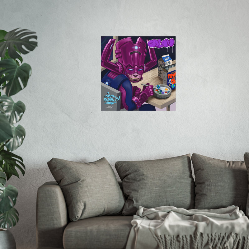 Mmm Planets Fine Art Poster