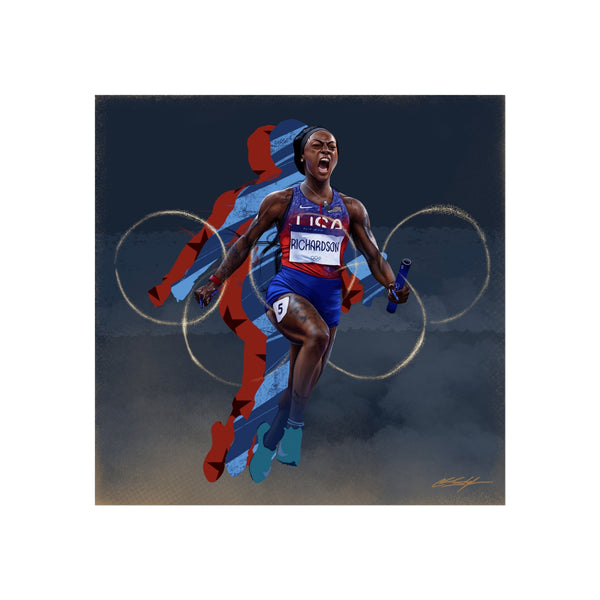 Sha’carri Olympic Fine Art Poster