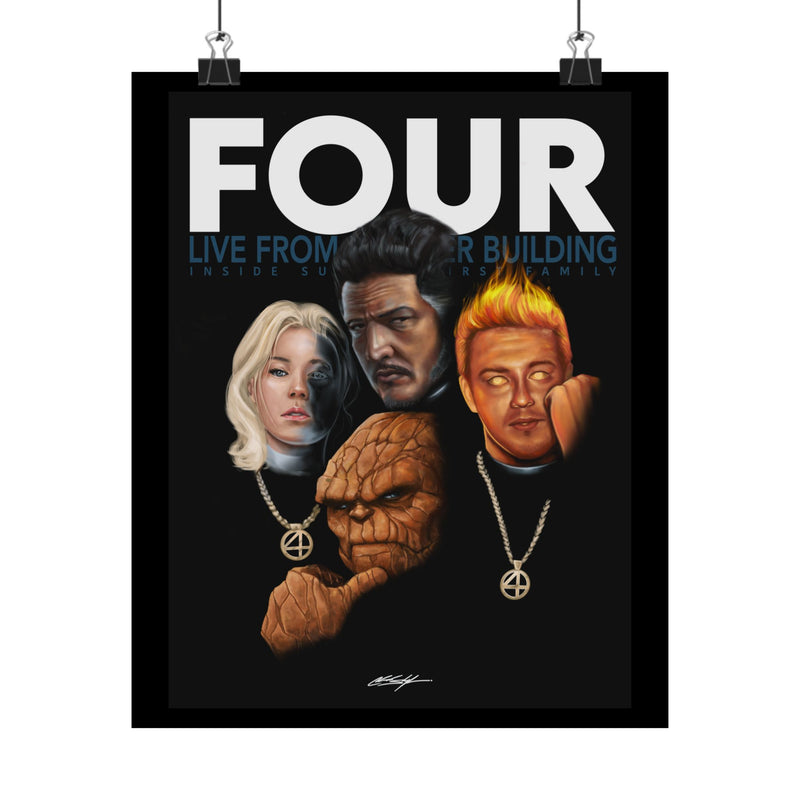 FOUR Satin Poster