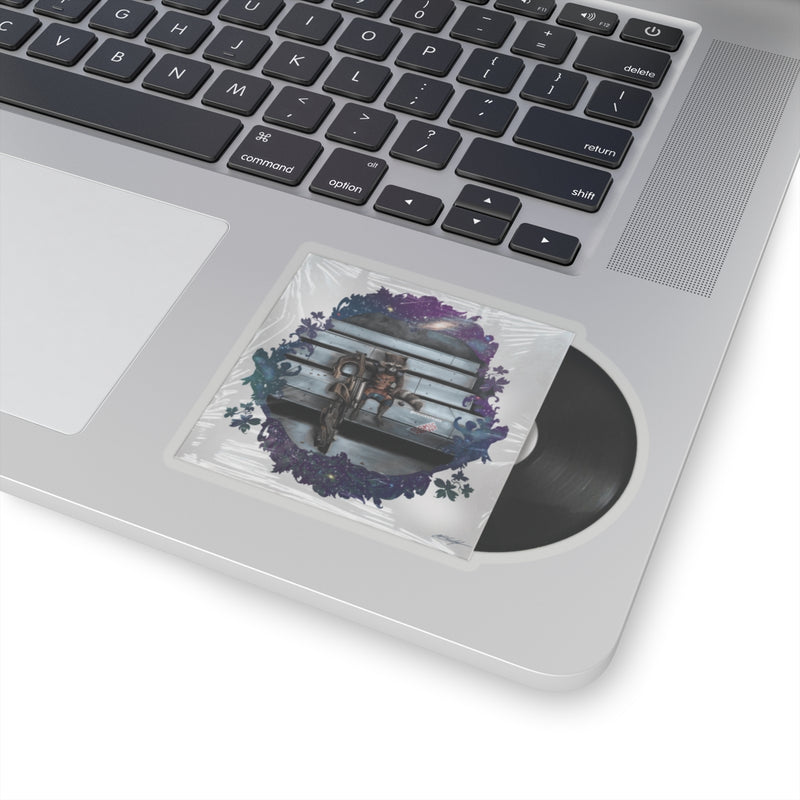 Cosmic Dropout Vinyl Record Sticker