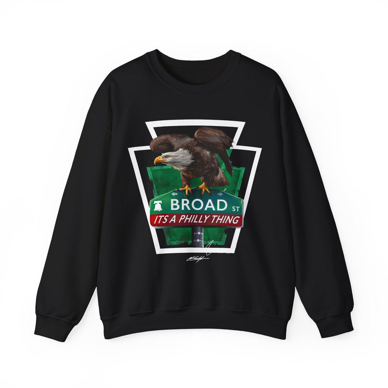 ITS A PHILLY THING | EAGLES ON BROAD | Unisex Heavy Blend™ Crewneck Sweatshirt