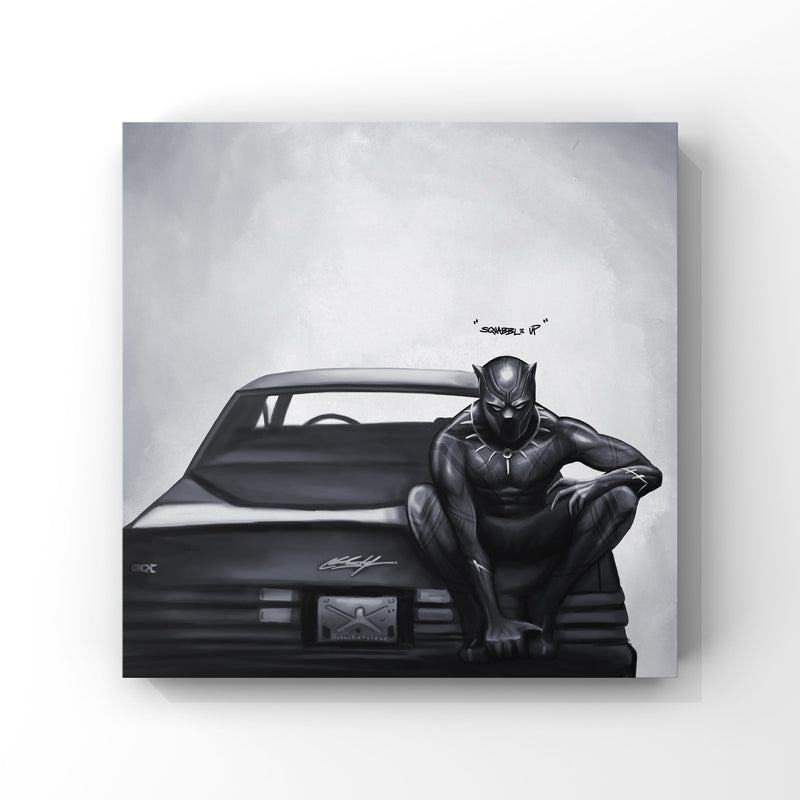 GNX Black Panther Canvas Print