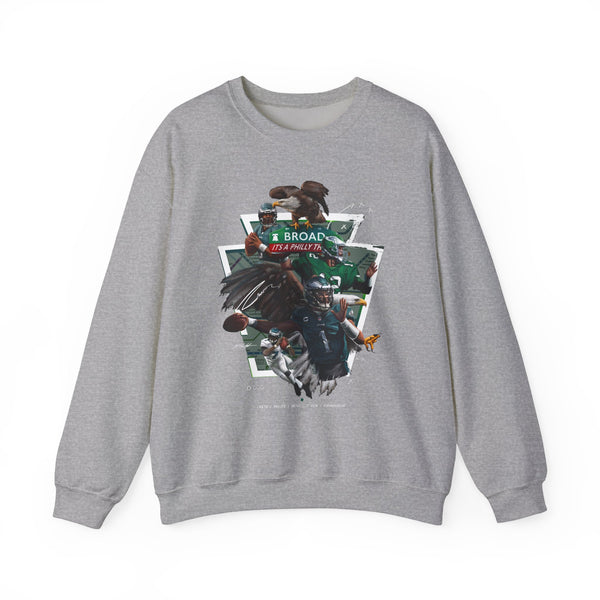 Philly Eagles QBs| Unisex Heavy Blend™ Crewneck Sweatshirt