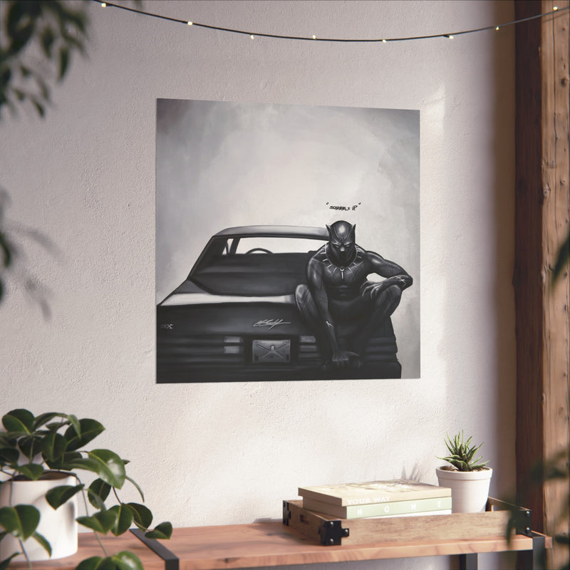 GNX Black Panther Fine Art Poster