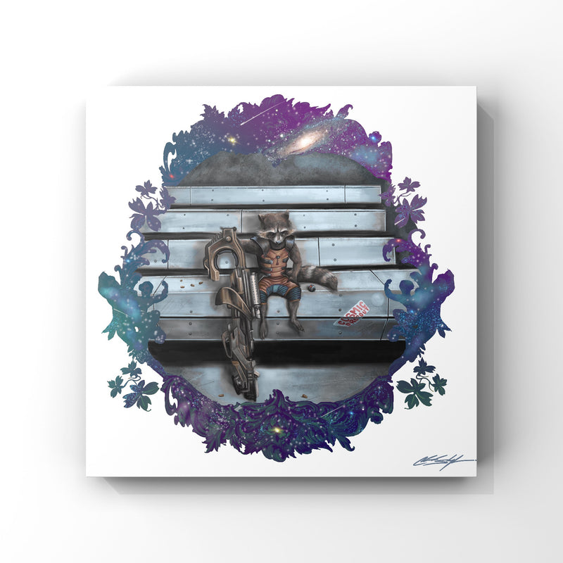 Cosmic Dropout Canvas Print