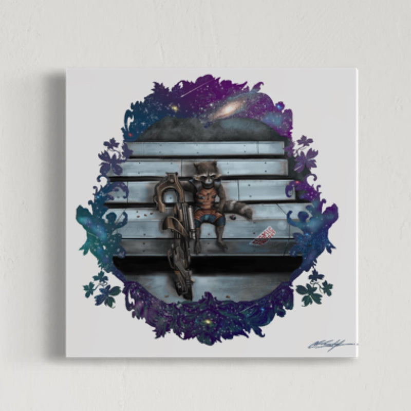 Cosmic Dropout Canvas Print