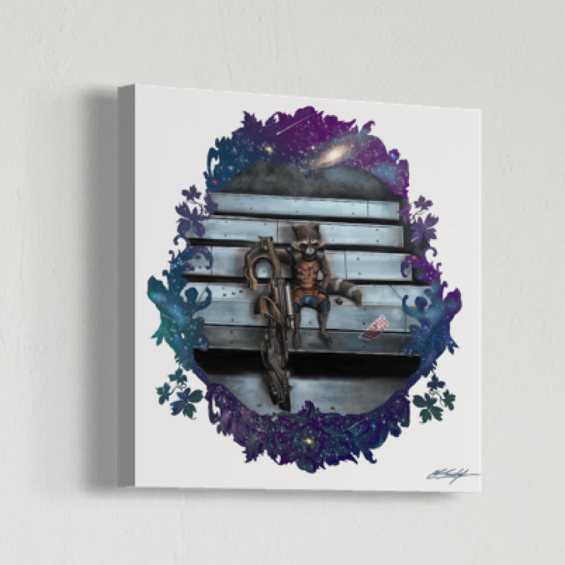 Cosmic Dropout Canvas Print